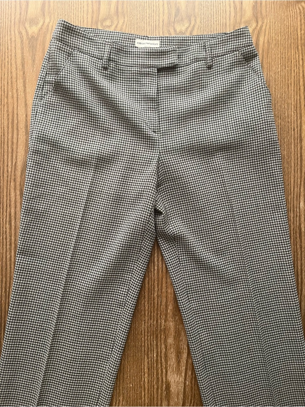 Vintage Emporio Armani Womens Pants Gray Size 6 Made in Italy